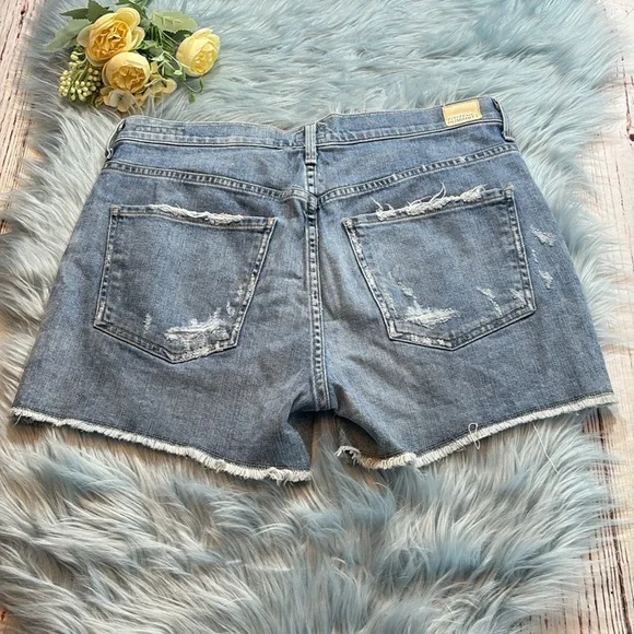 Citizens of Humanity Slouchy Fit Corey Distressed Shorts sz 27 - Picture 11 of 11